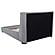 Rennes Upholstered Queen Wingback Platform Bed - Grey by Coaster