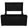 Centergrove Upholstered California King Wingback TV Bed - Black by Coaster