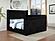 Centergrove Upholstered California King Wingback TV Bed - Black by Coaster
