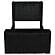 Centergrove Upholstered Queen Wingback TV Bed - Black by Coaster