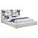 Dreux Upholstered Queen Panel Platform Bed - Cream by Coaster
