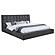 Dreux Upholstered Eastern King Panel Platform Bed - Grey by Coaster