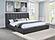 Dreux Upholstered California King Panel Platform Bed - Grey by Coaster