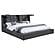Dreux Upholstered Queen Panel Platform Bed - Grey by Coaster