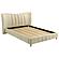 Evelyn Upholstered Queen Panel Platform Bed - Ivory by Coaster