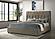 Delsea Upholstered Eastern King Platform Bed - Light Brown by Coaster