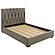Delsea Upholstered Queen Panel Platform Bed - Light Brown by Coaster