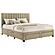 Wheatland 4-drawer Upholstered Eastern King Storage Bed - Brown by Coaster