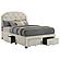 Marianna 4-drawer Upholstered Full Storage Bed - Cream by Coaster
