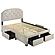 Marianna 4-drawer Upholstered Full Storage Bed - Cream by Coaster