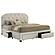 Marianna 4-drawer Upholstered Eastern King Storage Bed - Cream by Coaster