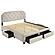 Marianna 4-drawer Upholstered Eastern King Storage Bed - Cream by Coaster