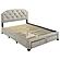 Marianna 4-drawer Upholstered Queen Storage Bed - Cream by Coaster