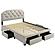 Marianna 4-drawer Upholstered Queen Storage Bed - Cream by Coaster