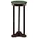 Edite Round Marble Top Plant Stand - Merlot by Coaster