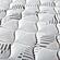 Hayes Eastern King Firm Tight Top Hybrid Mattress - White by Coaster