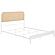 Amherst Radio Weave Rattan Metal Queen Bed - White by Coaster