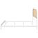 Amherst Radio Weave Rattan Metal Queen Bed - White by Coaster