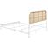 Amherst Radio Weave Rattan Metal Queen Bed - White by Coaster