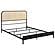Amherst Radio Weave Rattan Metal Queen Bed - Black by Coaster