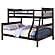Chapman Wood Twin Over Full Bunk Bed - Black by Coaster