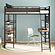 Campus 3-shelf Metal Twin Workstation Loft Bed Matte - Black by Coaster