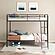 Carson Metal Twin Over Twin Bunk Bed Glossy - Black by Coaster