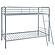 Carson Metal Twin Over Twin Bunk Bed Glossy - Silver by Coaster