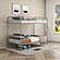 Carson Metal Twin Over Twin Bunk Bed Glossy - Silver by Coaster