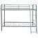 Carson Metal Twin Over Twin Bunk Bed Glossy - Silver by Coaster