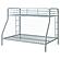 Carson Metal Twin Over Full Bunk Bed Glossy - Silver by Coaster