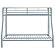 Carson Metal Twin Over Full Bunk Bed Glossy - Silver by Coaster