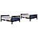 Chapman Wood Full Over Full Bunk Bed - Black by Coaster