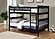 Chapman Wood Full Over Full Bunk Bed - Black by Coaster