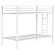 Alevera Metal Twin Over Twin Bunk Bed w/Ladder White by Coaster