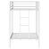 Alevera Metal Twin Over Twin Bunk Bed w/Ladder White by Coaster