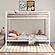 Alevera Metal Twin Over Twin Bunk Bed w/Ladder White by Coaster