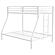 Alevera Metal Twin Over Full Bunk Bed w/Ladder White by Coaster