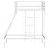 Alevera Metal Twin Over Full Bunk Bed w/Ladder White by Coaster