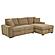 Pastrana Upholstered Sleeper Sectional Right Arm Facing Chaise - Camel by Coaster