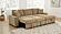 Pastrana Upholstered Sleeper Sectional Right Arm Facing Chaise - Camel by Coaster