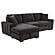 Pastrana Upholstered Sleeper Sectional Left Arm Facing Chaise - Grey by Coaster