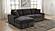 Pastrana Upholstered Sleeper Sectional Left Arm Facing Chaise - Grey by Coaster