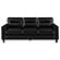 Scotland Faux Leather Upholstered Track Arm Sofa - Black by Coaster