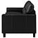 Scotland Faux Leather Upholstered Track Arm Loveseat - Black by Coaster