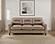 Scotland Faux Leather Upholstered Track Arm Sofa - Brown by Coaster