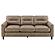 Scotland Faux Leather Upholstered Track Arm Sofa - Brown by Coaster