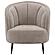 Ellorie Upholstered Channel Back Curved Chair - Beige by Coaster