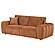 Burnett Chenille Upholstered Wide Arm Sofa Burnt - Orange by Coaster