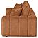 Burnett Chenille Upholstered Wide Arm Sofa Burnt - Orange by Coaster
